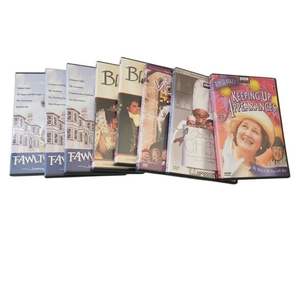 BBC Classic Comedy 8 DVDs Collection Black Adder Chef Fawlty Towers Keeping Up - Picture 3 of 11